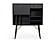 Modrest Billy Modern Black Oak & Gold Tall Buffet by VIG Furniture