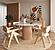 Modrest - Cambridge White Marble & Mango Round Dining Table by VIG Furniture