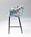 Modrest Roxann - Modern Counter Stool in Funky Velvet by VIG Furniture