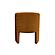 Modrest Danube - Modern Burnt Orange Fabric Dining Chair by VIG Furniture