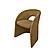 Modrest Brea - Modern Tan Fabric Dining Chair by VIG Furniture