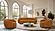 Divani Casa Andrew - Modern Orange Fabric Sofa Set by VIG Furniture
