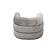 Divani Casa Shay - Modern Grey Fabric Accent Chair + Ottoman by VIG Furniture