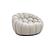 Divani Casa Yolonda - Modern Curved Beige Fabric Chair by VIG Furniture