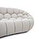 Divani Casa Yolonda - Modern Curved Beige Fabric Loveseat by VIG Furniture