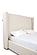 Modrest Byrne - Modern Off White Fabric Bed by VIG Furniture
