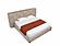 Modrest Mckamey - Modern Beige Fabric Bed by VIG Furniture