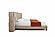 Modrest Mckamey - Modern Beige Fabric Bed by VIG Furniture