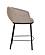 Modrest Rumi - Modern Grey Counter Stool by VIG Furniture