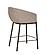 Modrest Rumi - Modern Grey Counter Stool by VIG Furniture