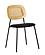 Modern Alizee - Modern Rattan and Black Dining Chair Set of 2 by VIG Furniture