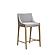 Modrest Fairview - Contemporary Grey + Brass Counter Stool by VIG Furniture