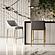 Modrest Fairview - Contemporary Grey + Brass Counter Stool by VIG Furniture