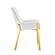 Modrest Ganon - Modern White & Gold Dining Chair by VIG Furniture