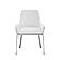 Modrest Ganon - Modern White & Brushed Stainless Steel Dining Chair by VIG Furniture