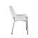 Modrest Ganon - Modern White & Brushed Stainless Steel Dining Chair by VIG Furniture