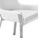 Modrest Ganon - Modern White & Brushed Stainless Steel Dining Chair by VIG Furniture