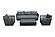 Renava Bali - Outdoor Black & Grey Sofa Set by VIG Furniture