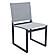Renava Wake + Kayak - Modern Outdoor Grey Dining Table Set by VIG Furniture