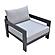 Renava Wake - Modern Charcoal Outdoor Lounge Chair by VIG Furniture