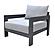 Renava Wake - Modern Charcoal Outdoor Lounge Chair by VIG Furniture
