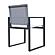 Renava Kayak - Modern Charcoal Outdoor Dining Armchair (Set of 2) by VIG Furniture