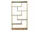 Modrest Jessica - Modern Oak & Brass Bookshelf by VIG Furniture