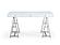 Modrest Ostrow - White + Stainless Steel Desk by VIG Furniture