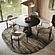 Modrest Calexico - Contemporary Black Wave Glass Round Dining Table by VIG Furniture