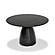 Modrest Calexico - Contemporary Black Wave Glass Round Dining Table by VIG Furniture