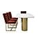 Modrest Rocky - Glam White Marble & Brush Gold Large Dining Table by VIG Furniture