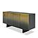 Modrest Elmira - Glam Black Ash + Gradient Stainless Steel Buffet by VIG Furniture