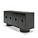 Modrest Calexico - Contemporary Black Wave Glass + Black Buffet by VIG Furniture