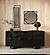 Modrest Calexico - Contemporary Black Wave Glass + Black Buffet by VIG Furniture