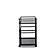 Modrest Deakin - Black Stainless Steel and Black Glass Wine Rack by VIG Furniture