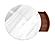 Nova Domus Hilton- Modern Walnut and White Marble Round Coffee Table by VIG Furniture