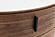 Modrest Chelton - Contemporary White Ceramic & Walnut Oval Nightstand by VIG Furniture