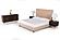 Modrest Garland Eastern King Modern Beige Fabric Bed by VIG Furniture