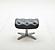 Modrest - Nowak Modern Black Lounge Chair & Ottoman Set by VIG Furniture