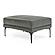 Divani Casa Jacoba - Modern Dark Grey Leather Rectangular Ottoman by VIG Furniture