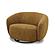 Divani Casa Norris - Modern Mustard Fabric Swivel Accent Chair by VIG Furniture