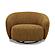Divani Casa Norris - Modern Mustard Fabric Swivel Accent Chair by VIG Furniture