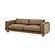 Divani Casa Danson - Modern Tan Leather + Wicker Sofa by VIG Furniture