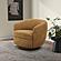 Divani Casa Wendt - Modern Mustard Fabric Swivel Accent Chair by VIG Furniture