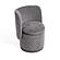 Divani Casa Norris - Modern Dark Grey Fabric Swivel Dining Chair by VIG Furniture