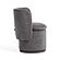 Divani Casa Norris - Modern Dark Grey Fabric Swivel Dining Chair by VIG Furniture