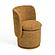 Divani Casa Norris - Modern Mustard Fabric Swivel Dining Chair by VIG Furniture