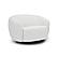 Modrest Omaha - Modern Swivel Off White Fabric Chair by VIG Furniture