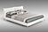 Modrest Loft Modern White Eco-Leather Bed by VIG Furniture