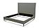 Modrest Hemlock - California King Modern Grey Velvet Bed by VIG Furniture